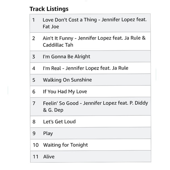NWOT Jlo ~ Jennifer Lopez CD “J to Tha L-O!: The Remixes” was released in 2002 - Picture 4 of 4